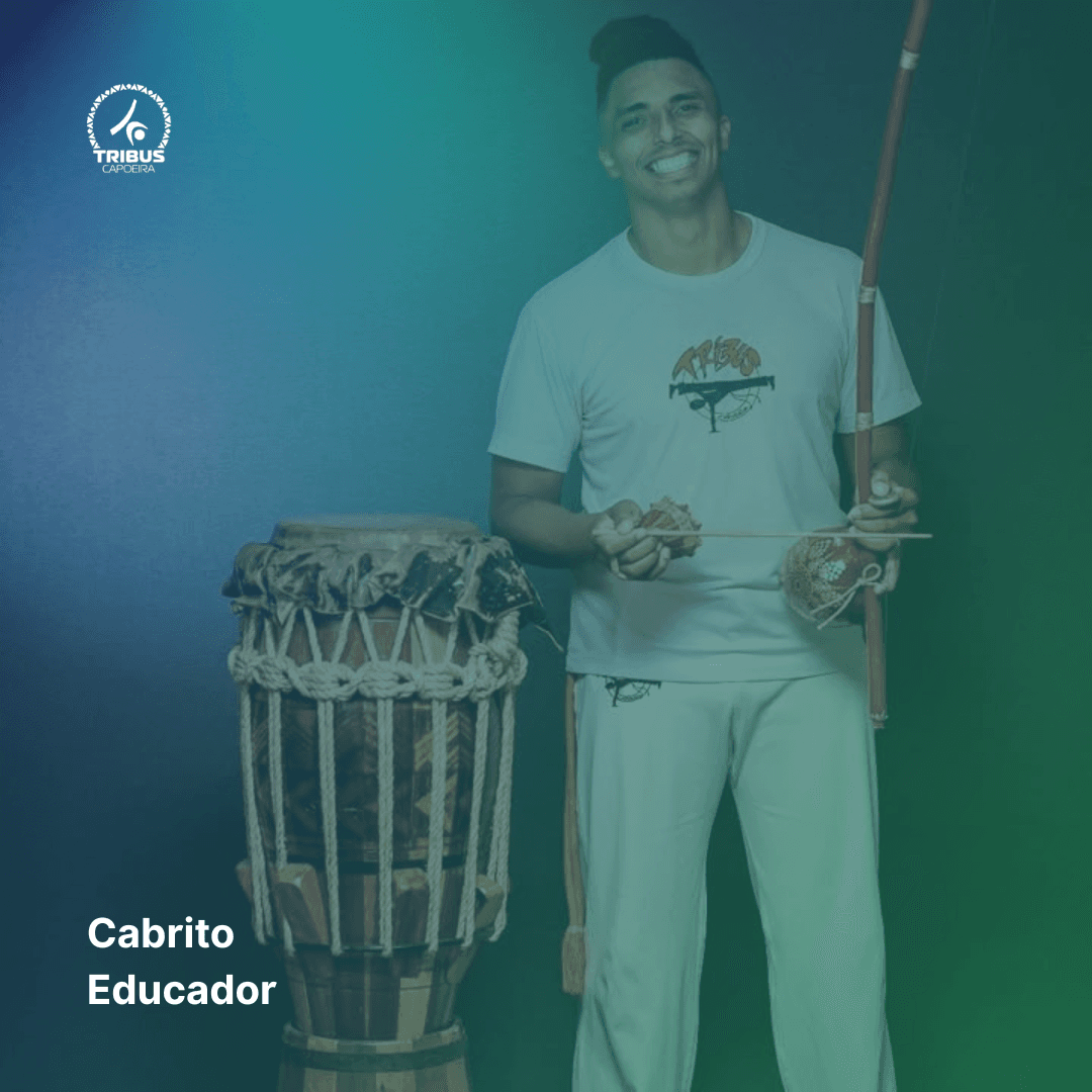 Cabrito, educador de capoeira da Tribus