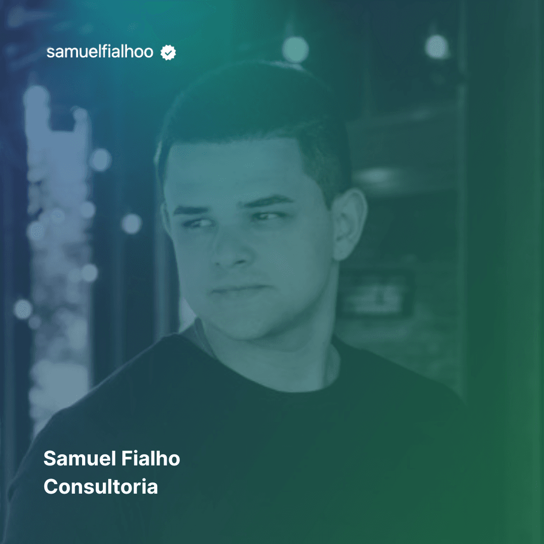 Samuel Fialho, cliente do segmento de consultoria