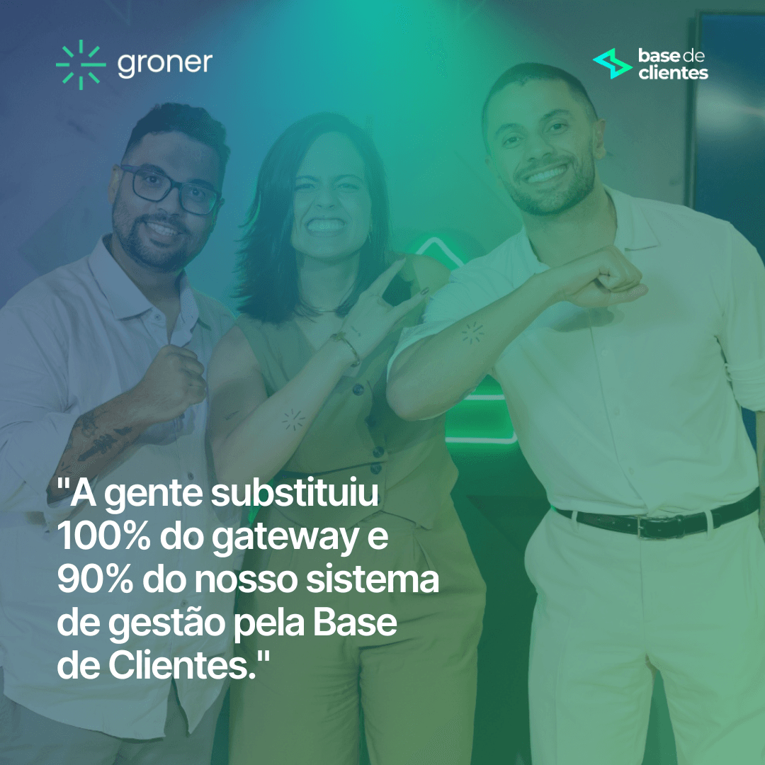 Depoimento em vídeo da Groner